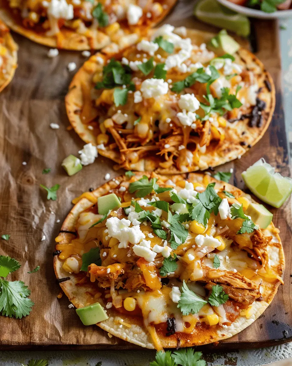 Mexican Rotisserie Chicken Tostadas: Easy and Flavorful Delight