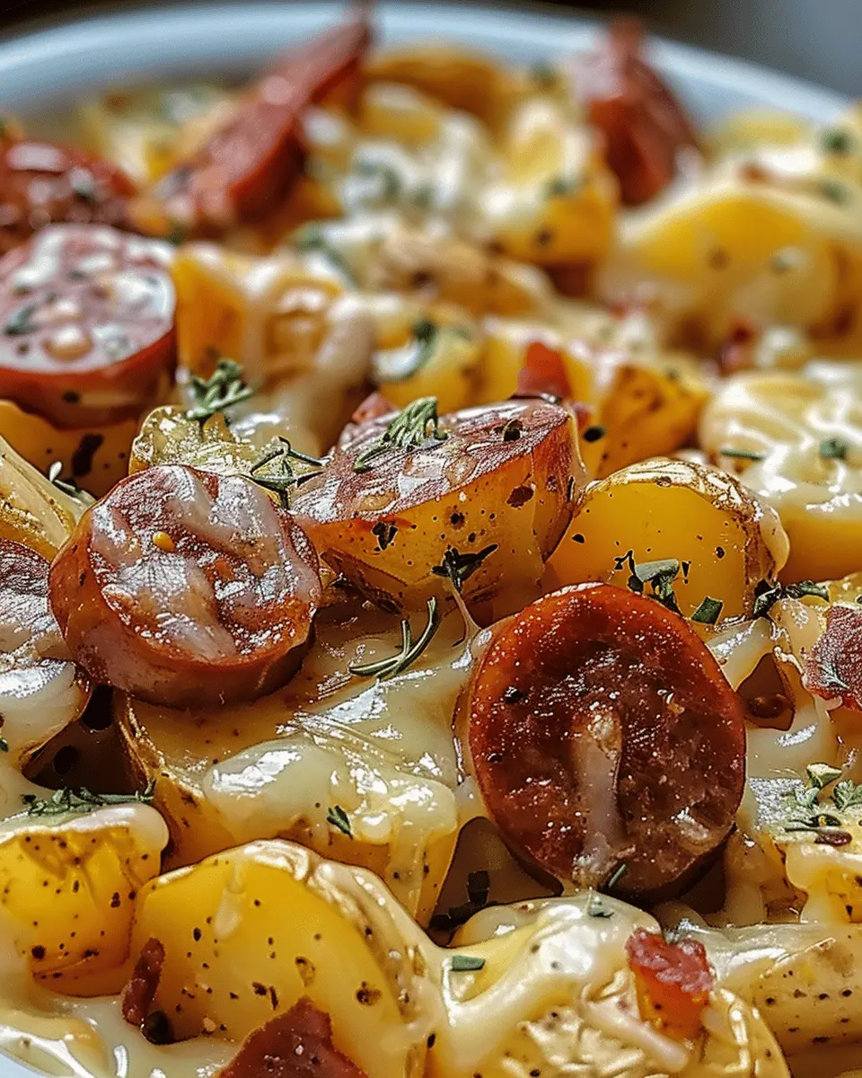 Cheesy Ranch Potatoes and Smoked Sausage: Easy Comfort Food Delight