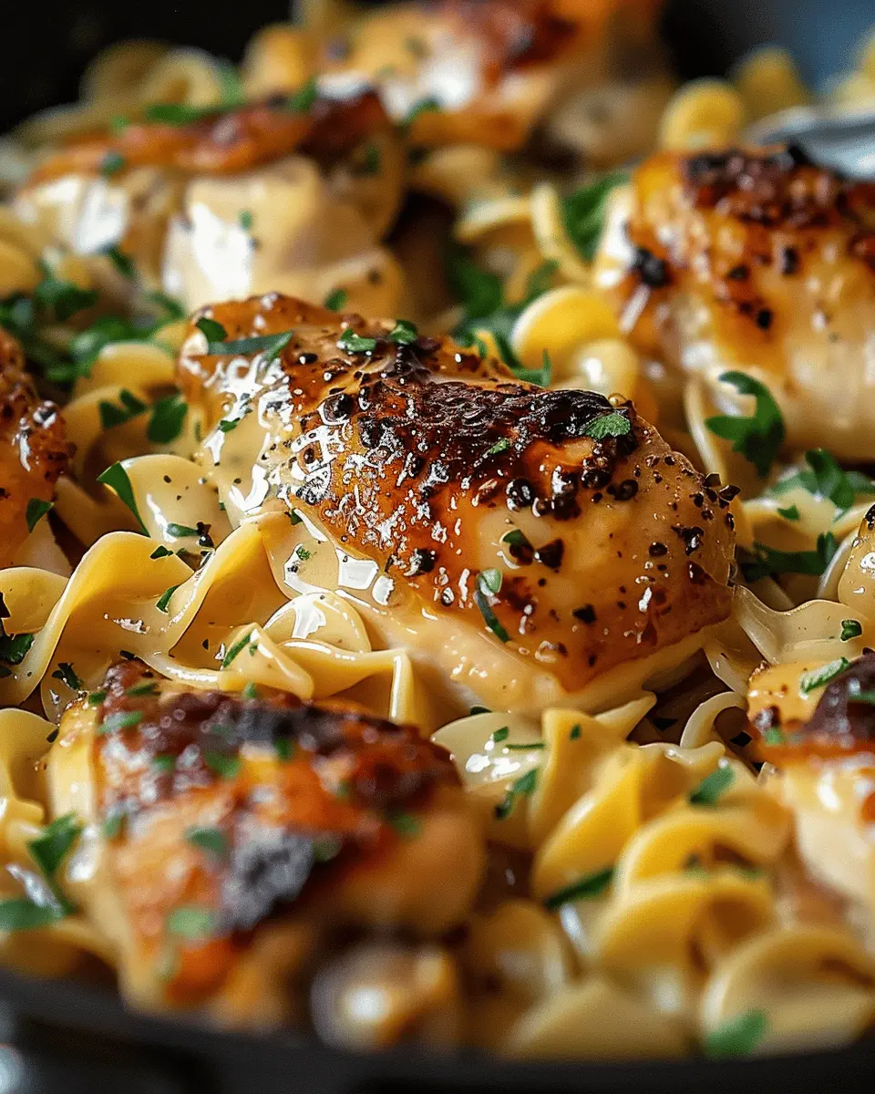 One-Pan Chicken with Buttered Noodles