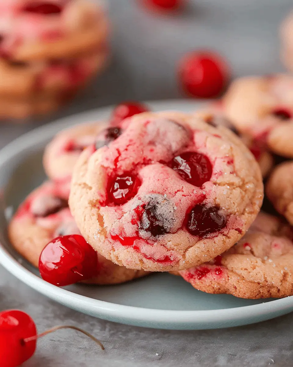 Maraschino Cherry Cookies Recipe