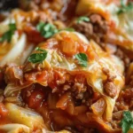 Slow Cooker Unstuffed Cabbage Rolls