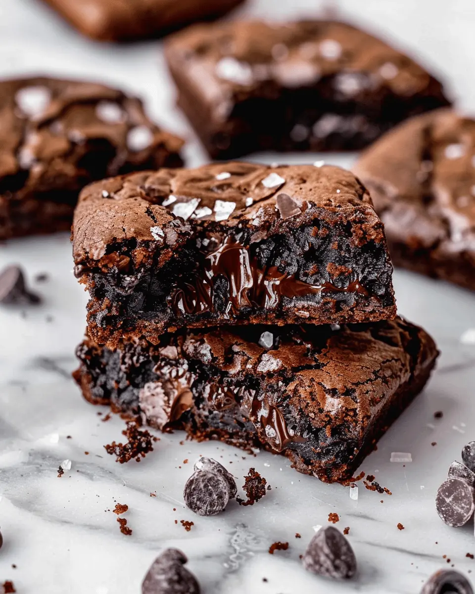The BEST Fudgy Chewy Brookies