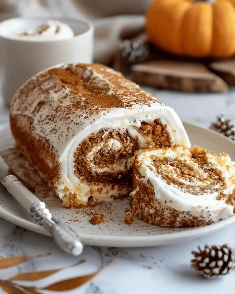 Fall Pumpkin Spice Roll Cake: The Best Cozy Dessert Recipe