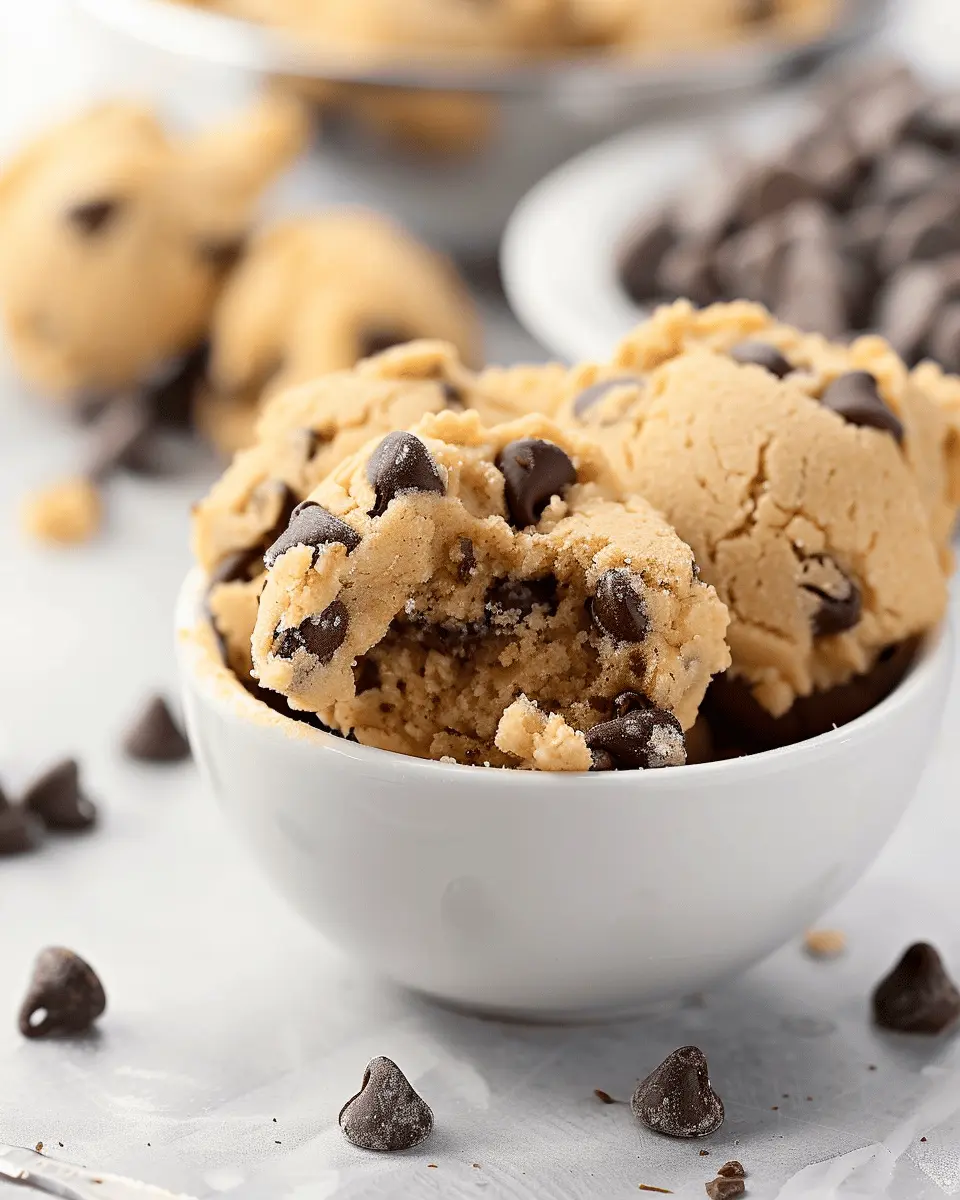 Edible chocolate chip cookie dough: The best indulgent treat