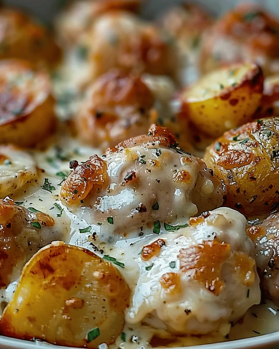 Garlic Parmesan Crockpot Chicken and Potatoes: Easy Comfort Meal