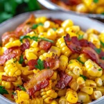 Fresh Corn and Bacon Side Dish