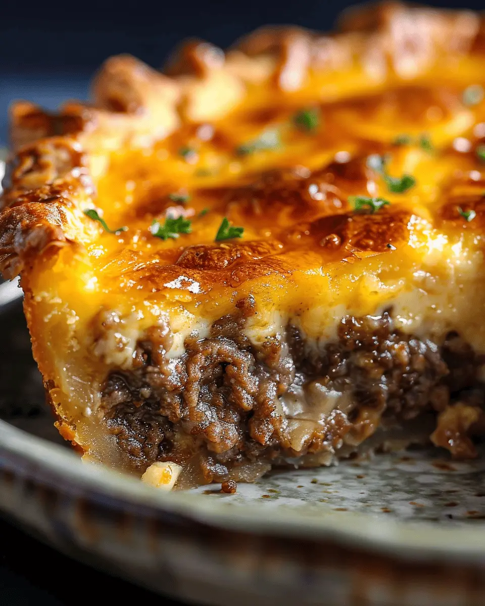 Cheeseburger Pie