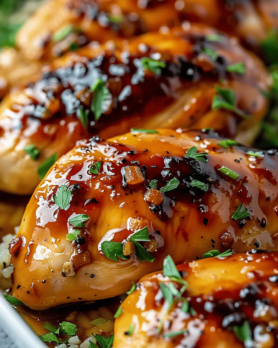 Honey Garlic Chicken Breasts