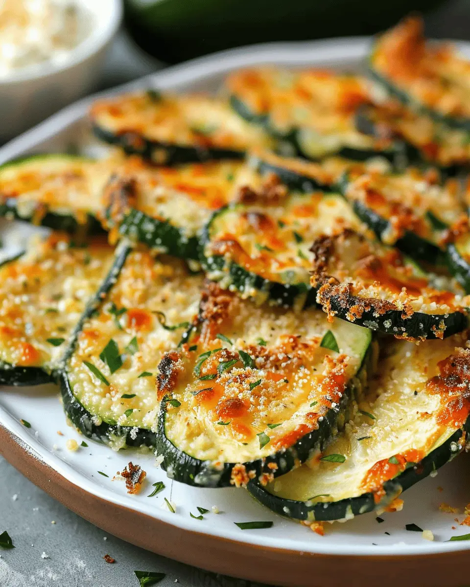 Crispy Baked Parmesan Zucchini: The Best Guilt-Free Snack