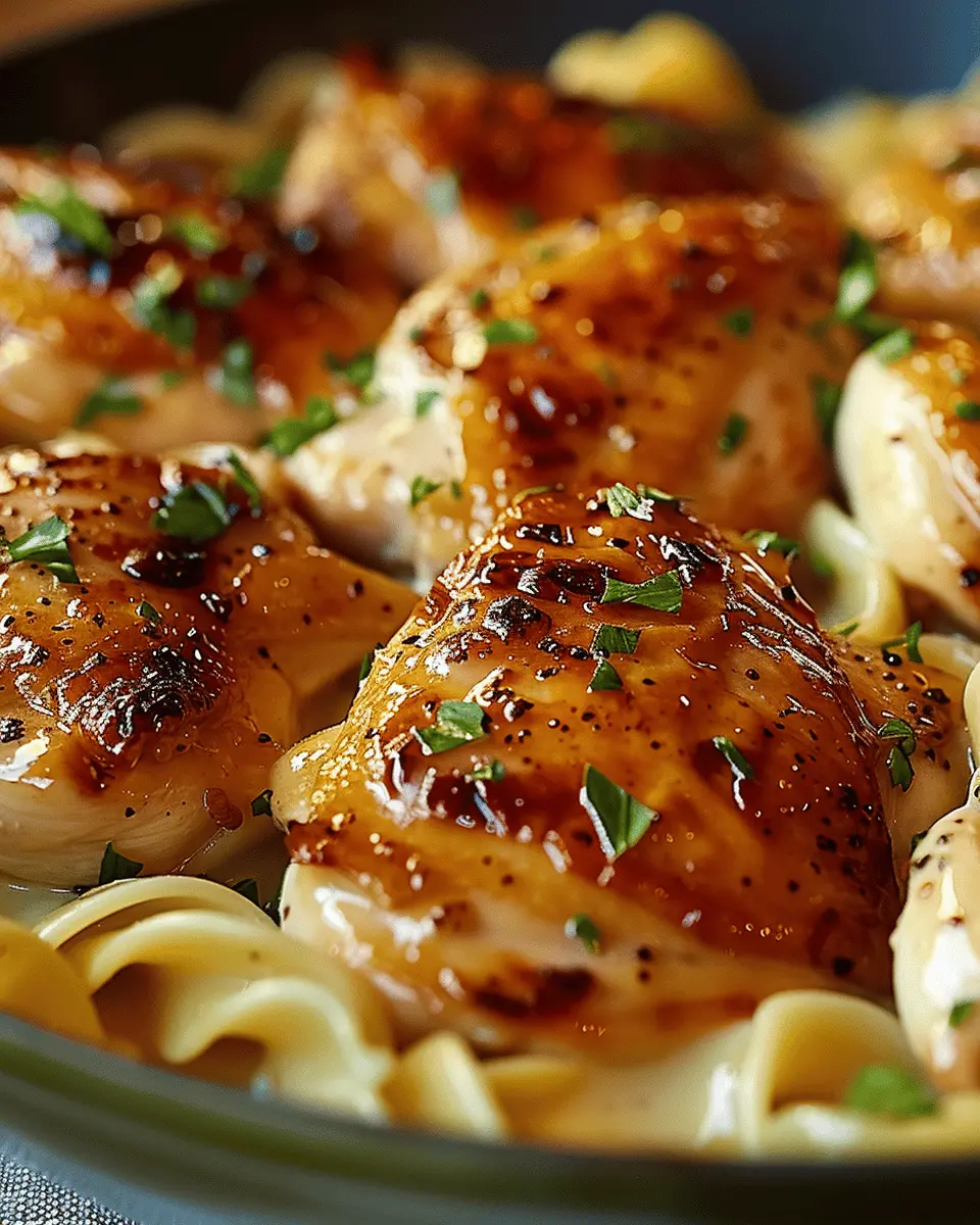 One-Pan Chicken with Buttered Noodles: Easy & Delicious Dinner