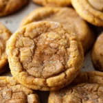 Chewy Pumpkin Snickerdoodle Cookies