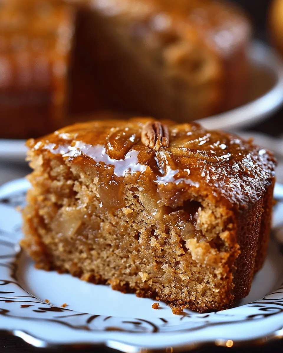 Irresistible Amish applesauce cake for Cozy Days at Home
