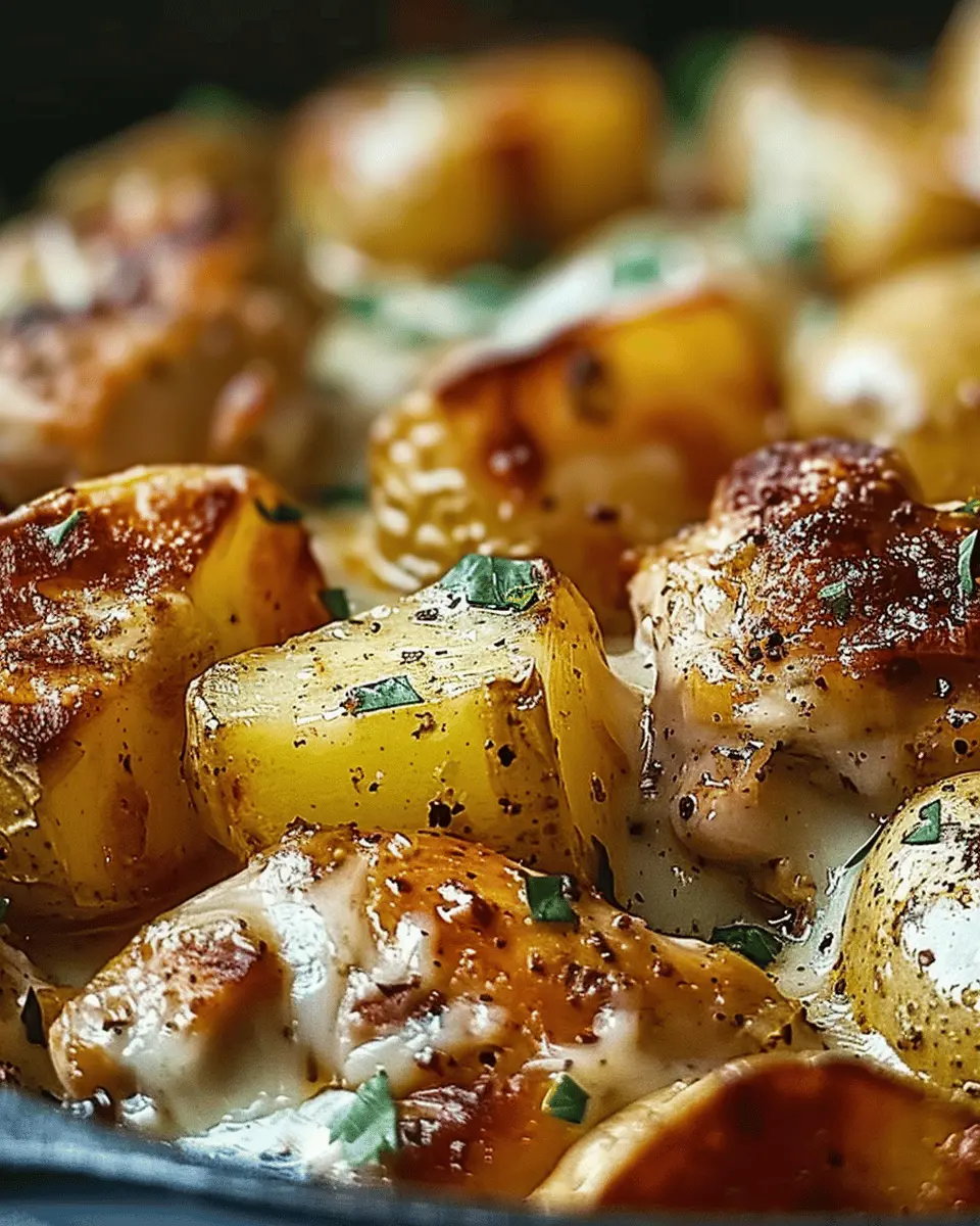 Garlic Parmesan Crockpot Chicken and Potatoes: The Easy Comfort Dish