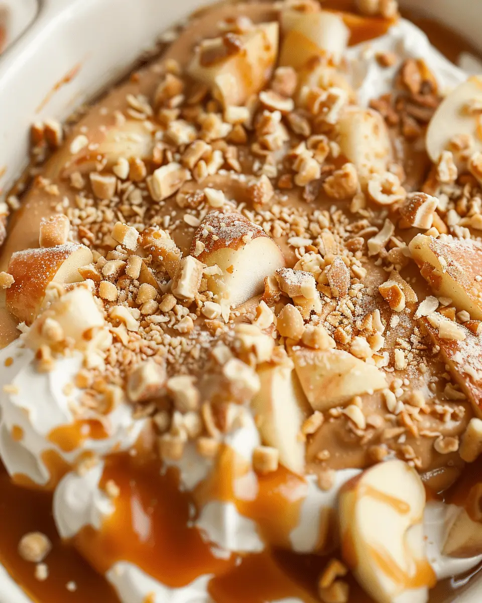 Cream Cheese Caramel Apple Dip with Toffee Bits
