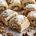 Italian Nut Roll Cookies