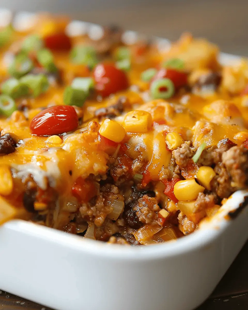 Easy Cowboy Casserole: A Comforting Dish with Turkey Bacon and Chicken Ham