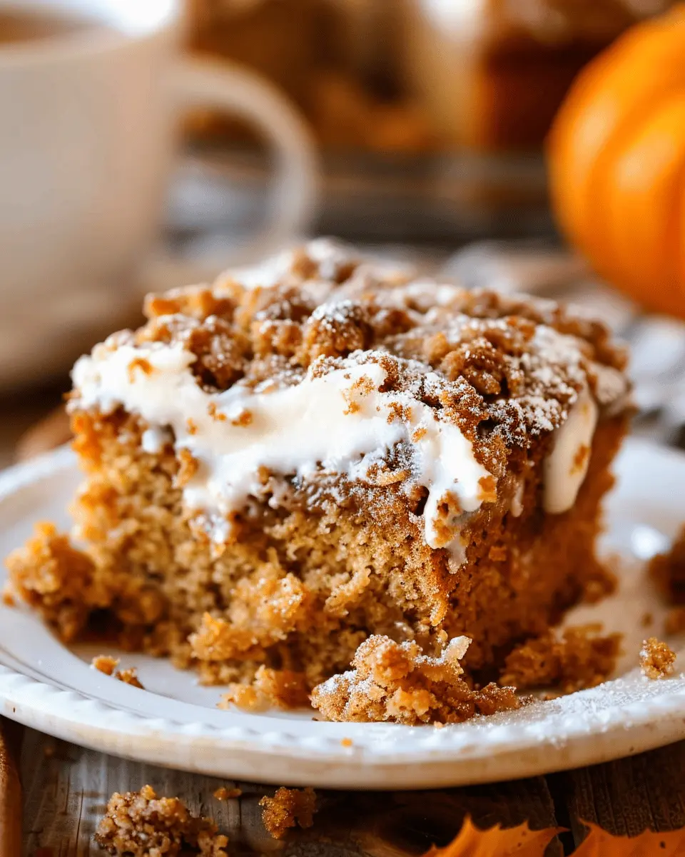 Pumpkin Coffee Cake