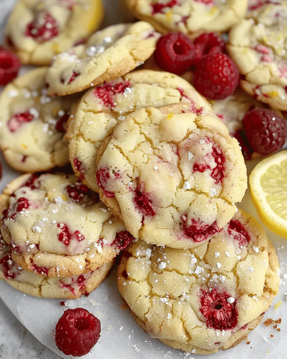 Lemon Raspberry Cookies