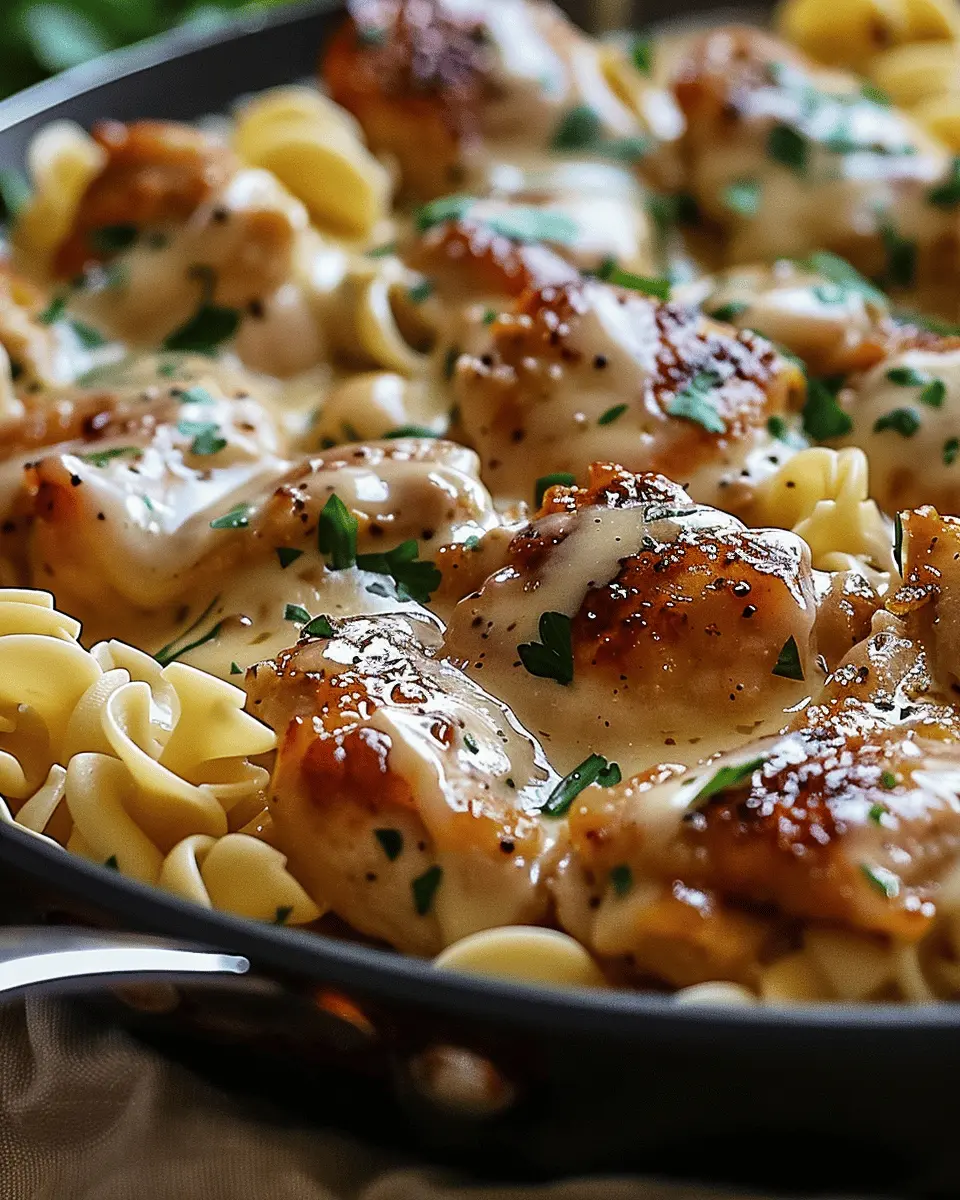 One-Pan Chicken with Buttered Noodles: Easy Comfort Food Delight