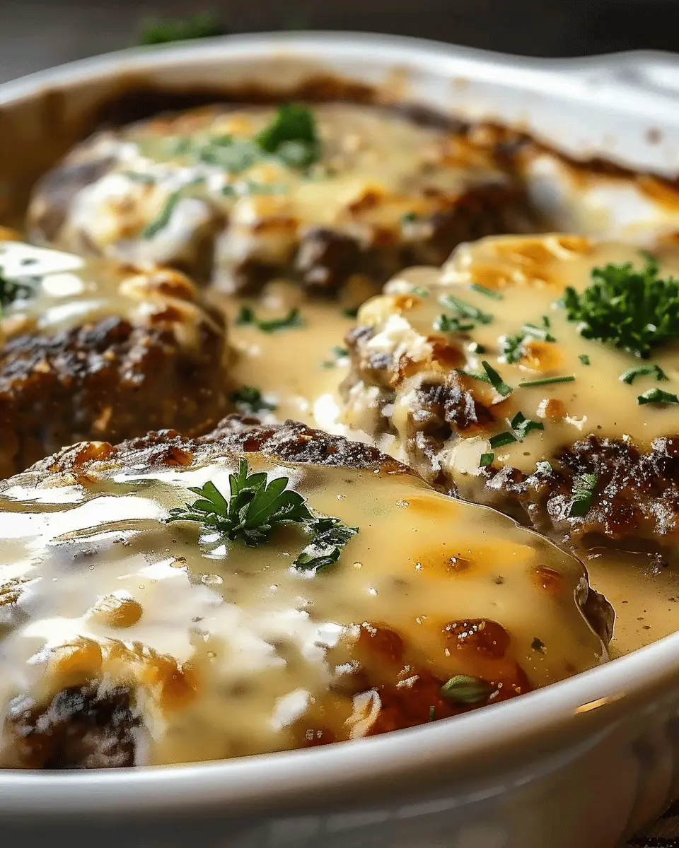 Amish Hamburger Steak Bake