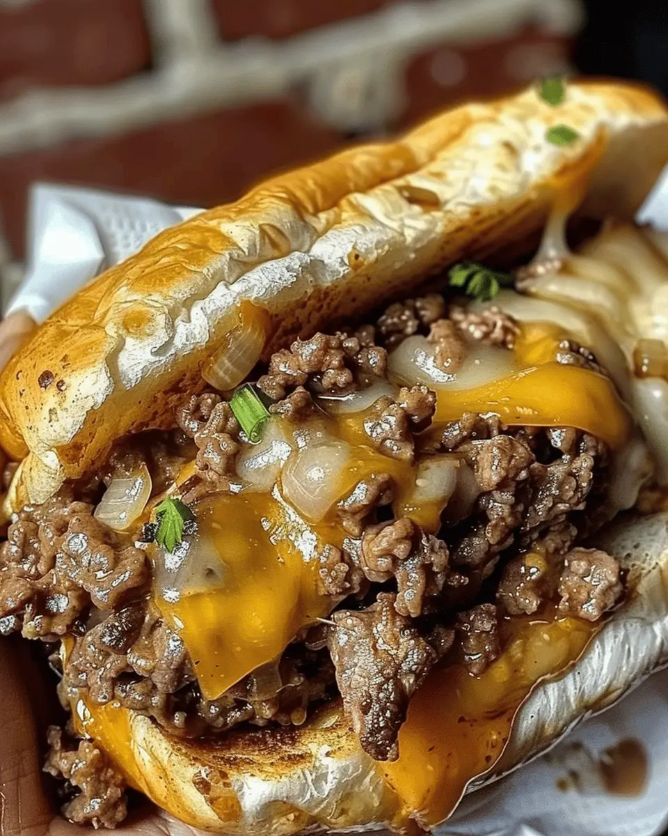 Philly Cheese Steak Sloppy Joes