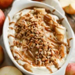 Cream Cheese Caramel Apple Dip with Toffee Bits