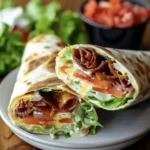 Gourmet BLT Wraps with Secret Sauce