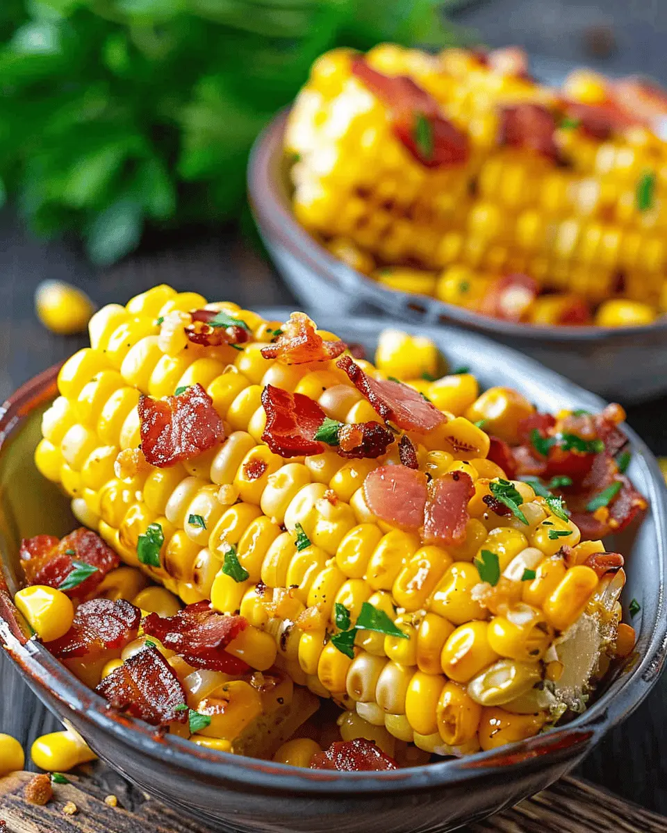 Fresh Corn and Turkey Bacon Side Dish: A Delicious Twist