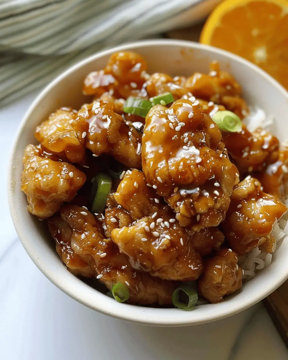 Orange Chicken Recipe