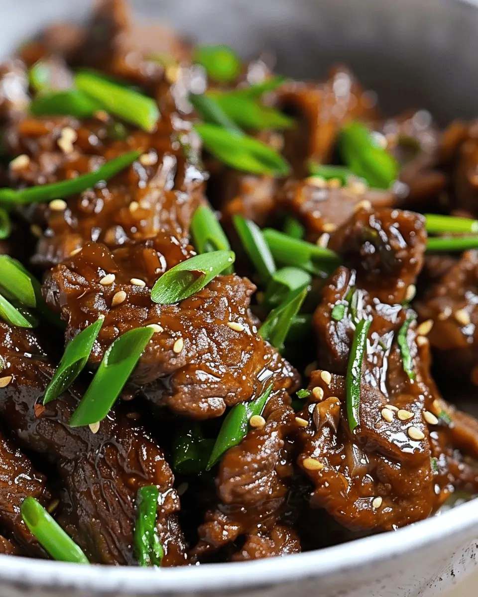 Slow Cooker Mongolian Beef