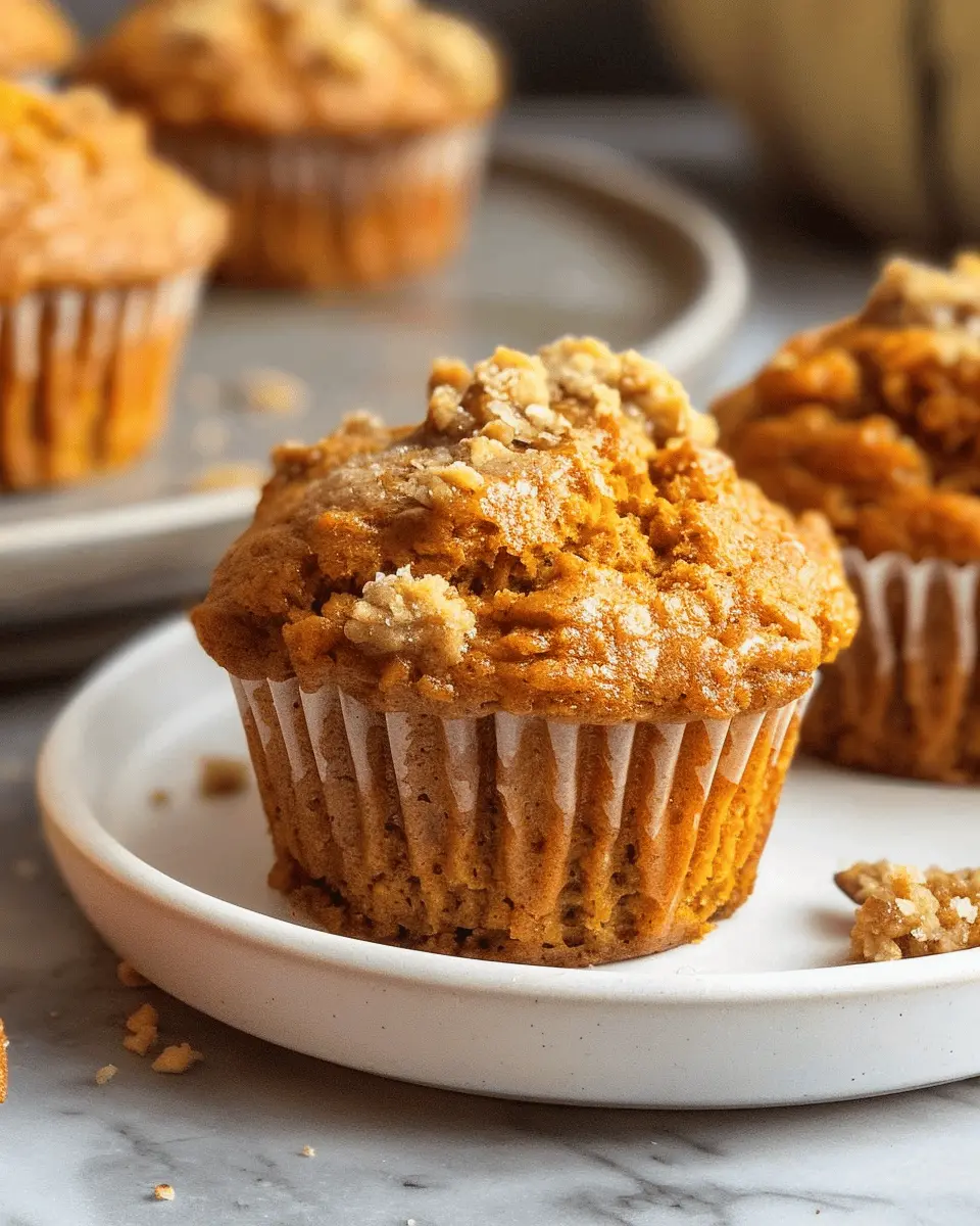 Healthy Greek Yogurt Pumpkin Muffins