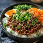 Delicious Korean Ground Beef Bowl (Quick & Easy)
