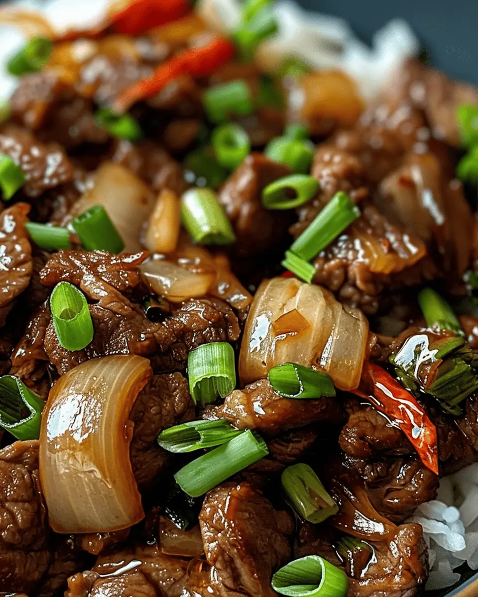 Chinese Beef and Onion Stir Fry: A Quick and Easy Recipe