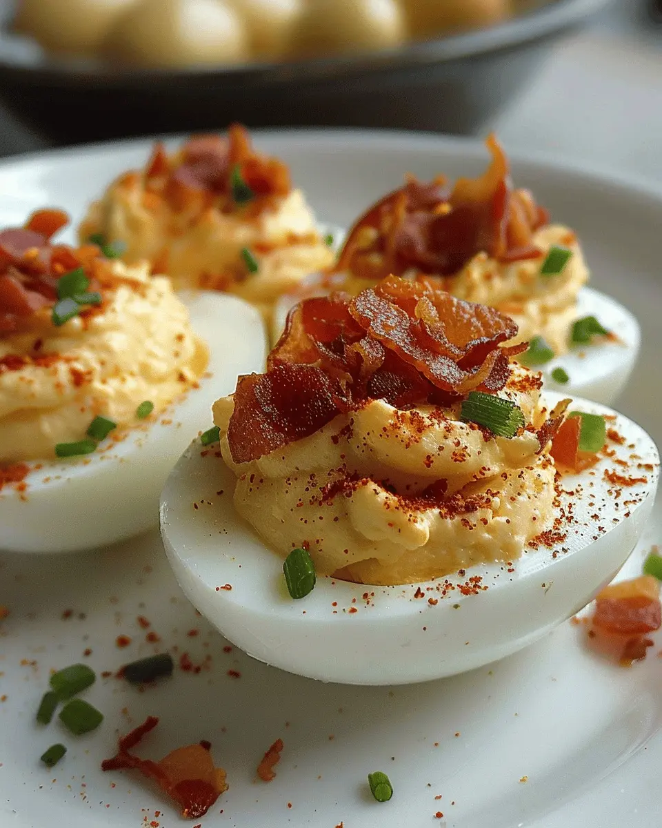 Irresistible Million Dollar Turkey Bacon Deviled Eggs: A Unique Indulgence