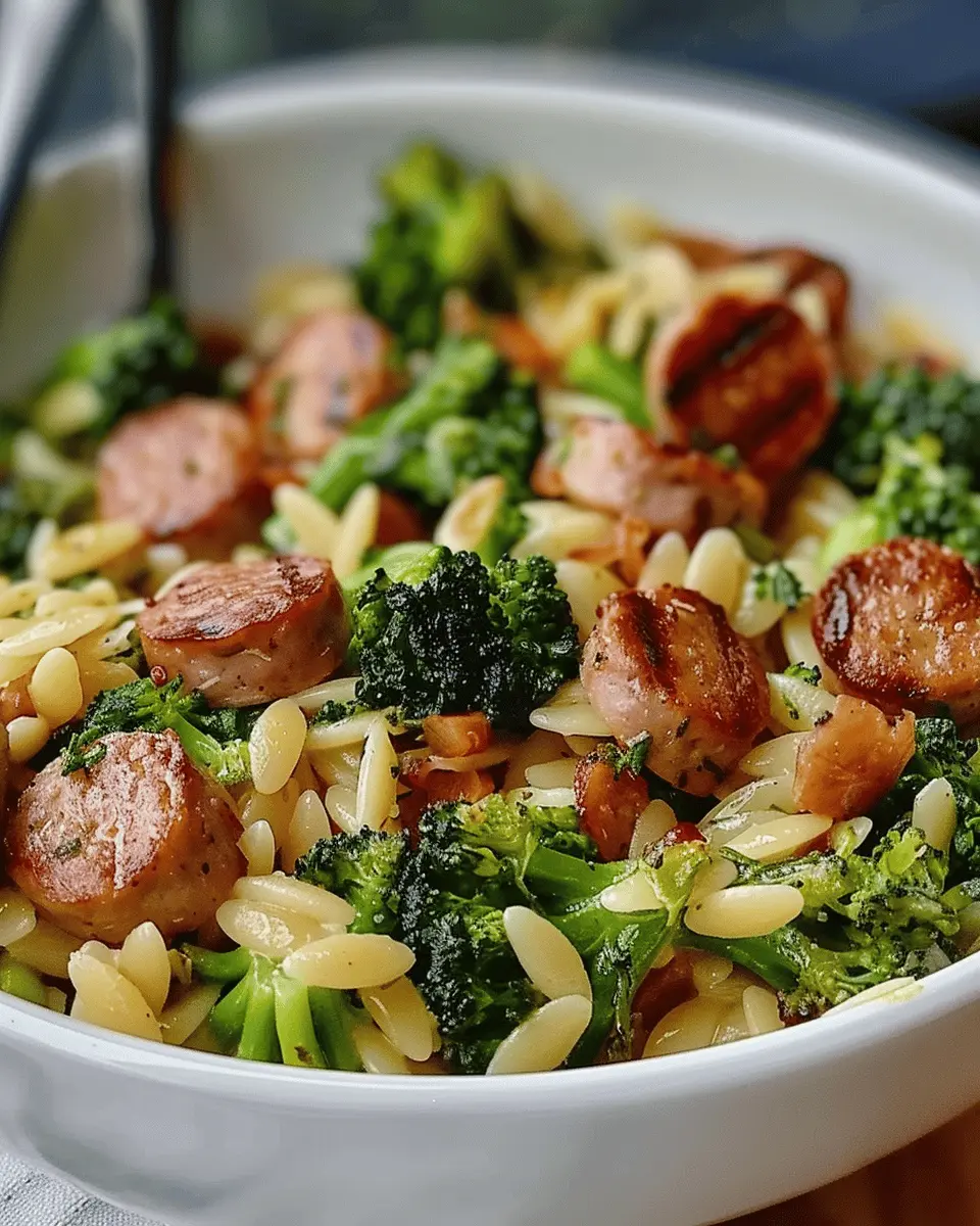 Chicken Sausage and Broccoli Orzo: A Comforting Family Favorite