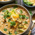 Crockpot Healthy White Chicken Chili