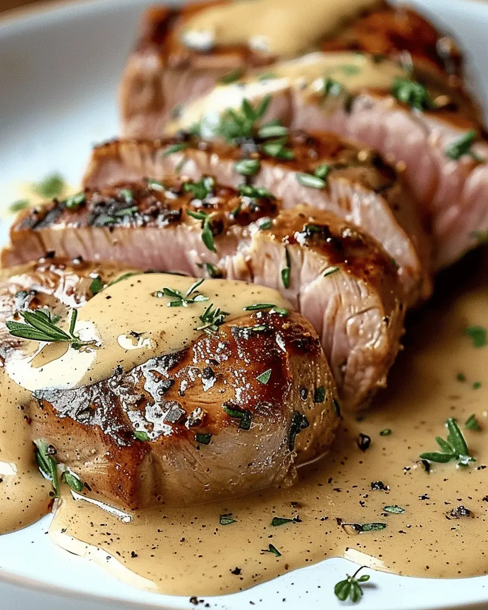 Best Ever Pork Tenderloin with Creamy Dijon Sauce Recipe