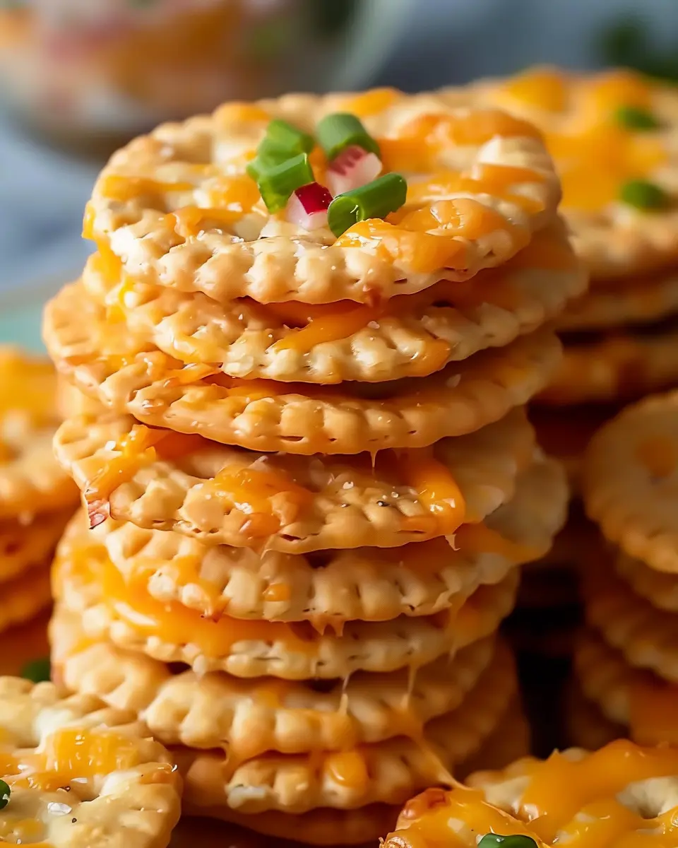 Ritz Crackers Party Snacks: Easy Cheddar Turkey Bacon Delight