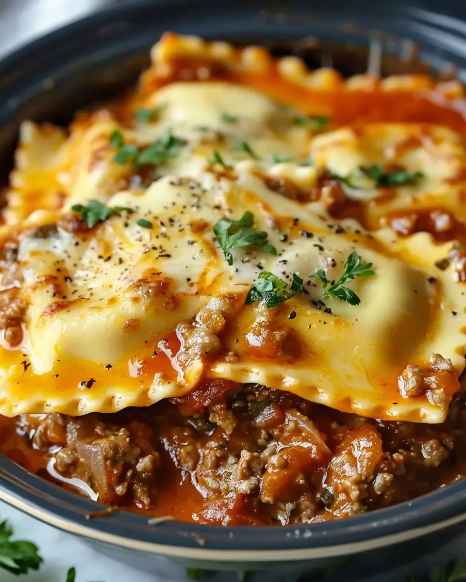 Crockpot Ravioli Lasagna: A Hands-Off, Flavor-Packed Comfort Food Masterpiece
