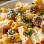 Creamy Italian Sausage Rigatoni