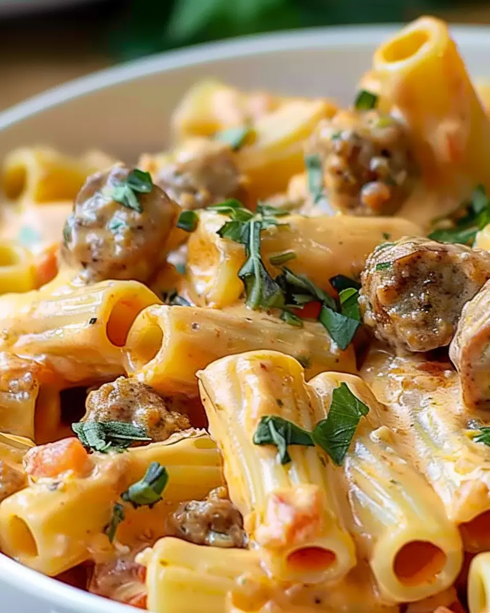 Creamy Italian Sausage Rigatoni