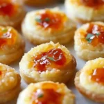 Cheesy Thumbprint Appetizers with Hot Pepper Jelly
