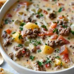 Easy Cheeseburger Soup Recipe