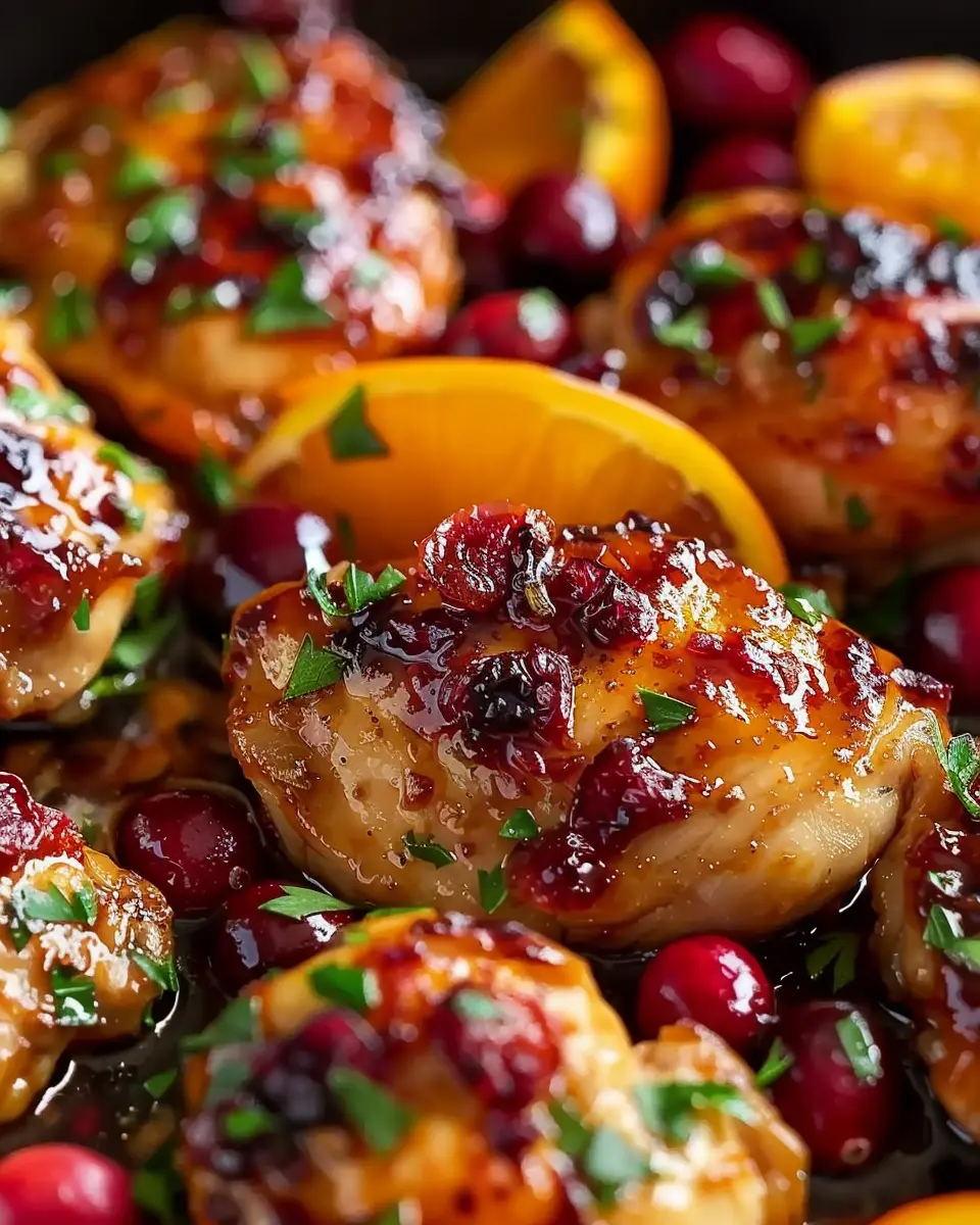Cranberry Orange Chicken: A Juicy Twist on Classic Flavor