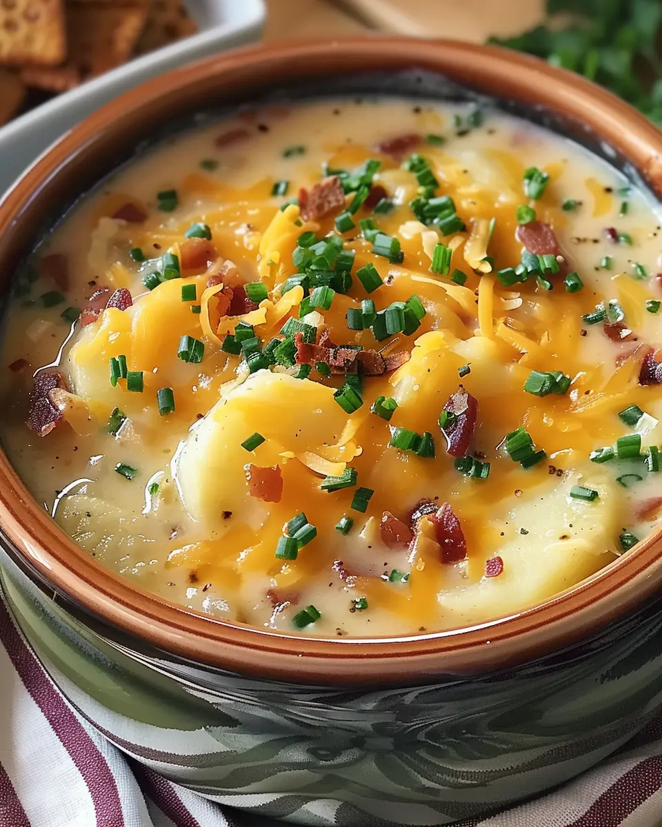 Crock Pot Crack Potato Soup: Easy Comfort with Turkey Bacon &amp; Chicken Ham