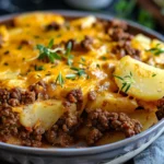 Cheesy Ground Beef and Potatoes