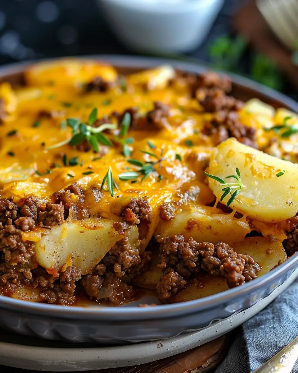 Cheesy Ground Beef and Potatoes: The Easy Comfort Food You Crave