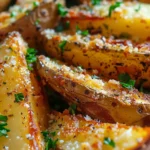 Baked Garlic Parmesan Potato Wedges