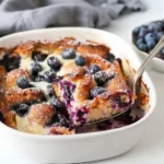 Overnight Blueberry French Toast Casserole