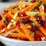 Refreshing Apple Cranberry Carrot Salad – A Colorful Delight